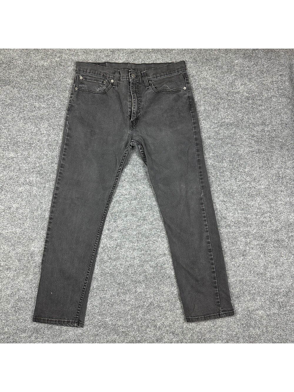 Levi's 502 Mens 34x30 Black Jeans Vintage Fit Straight